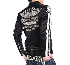 Amazon | [バンソン] 【当店別注】 ライダース フライング